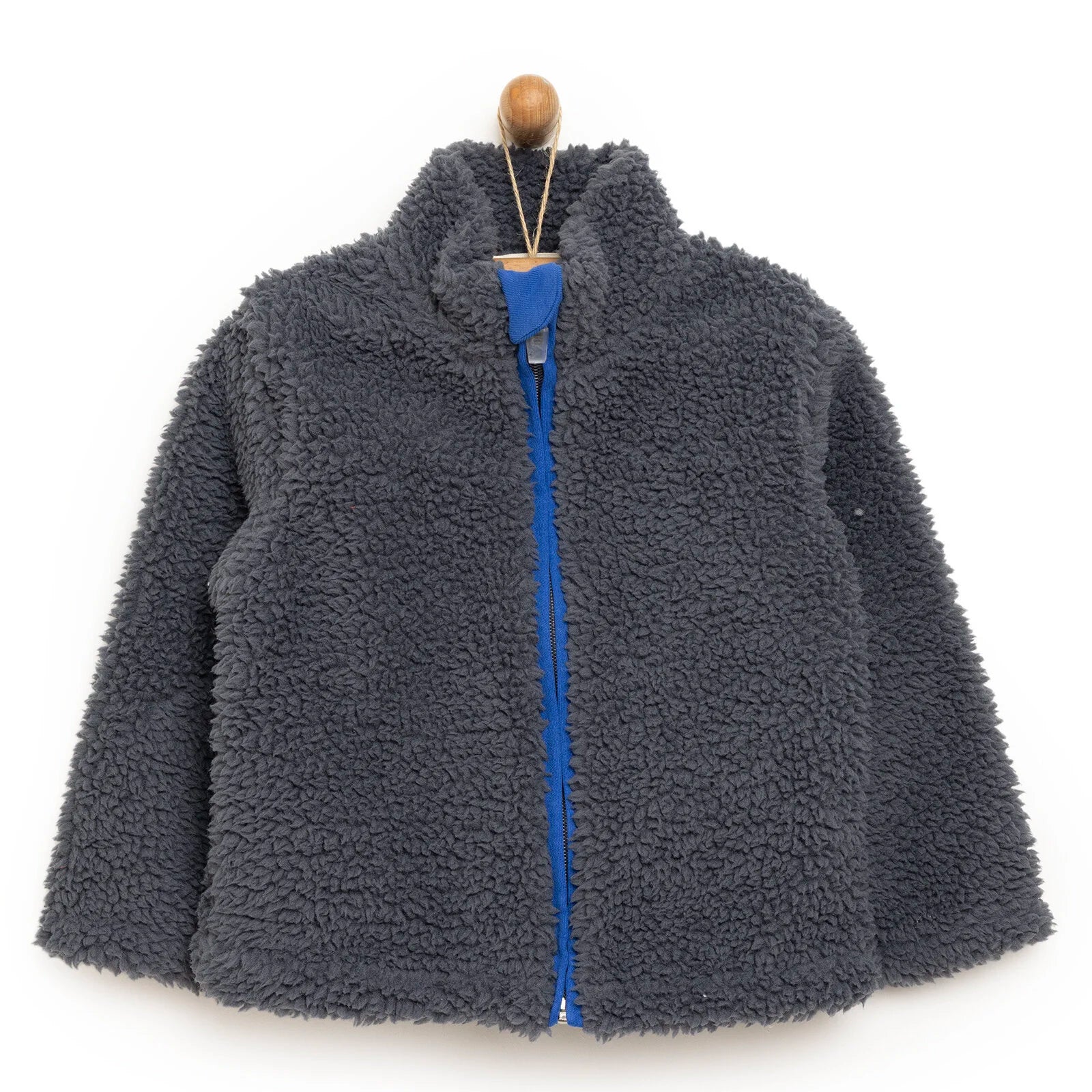 Luess Fleece Cardigan - Charcoal - ebebek - Black Friday