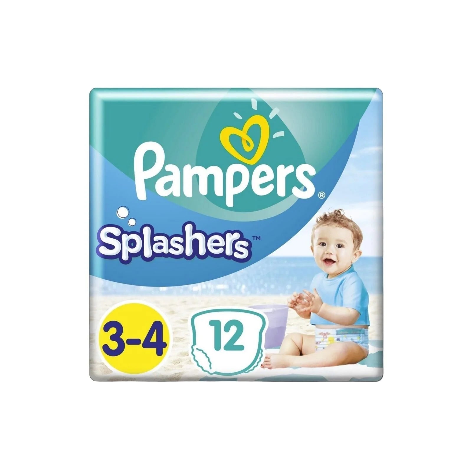 Pampers Splashers Baby Shark Size 3 - 4 - 12 nappies - ebebek - Black Friday