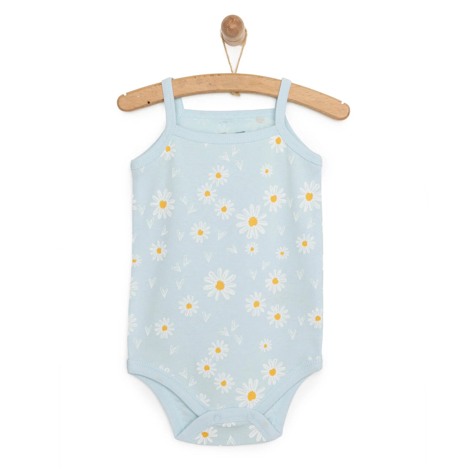 HelloBaby Rope Strap Bodysuit - Light Blue - ebebek - Black Friday