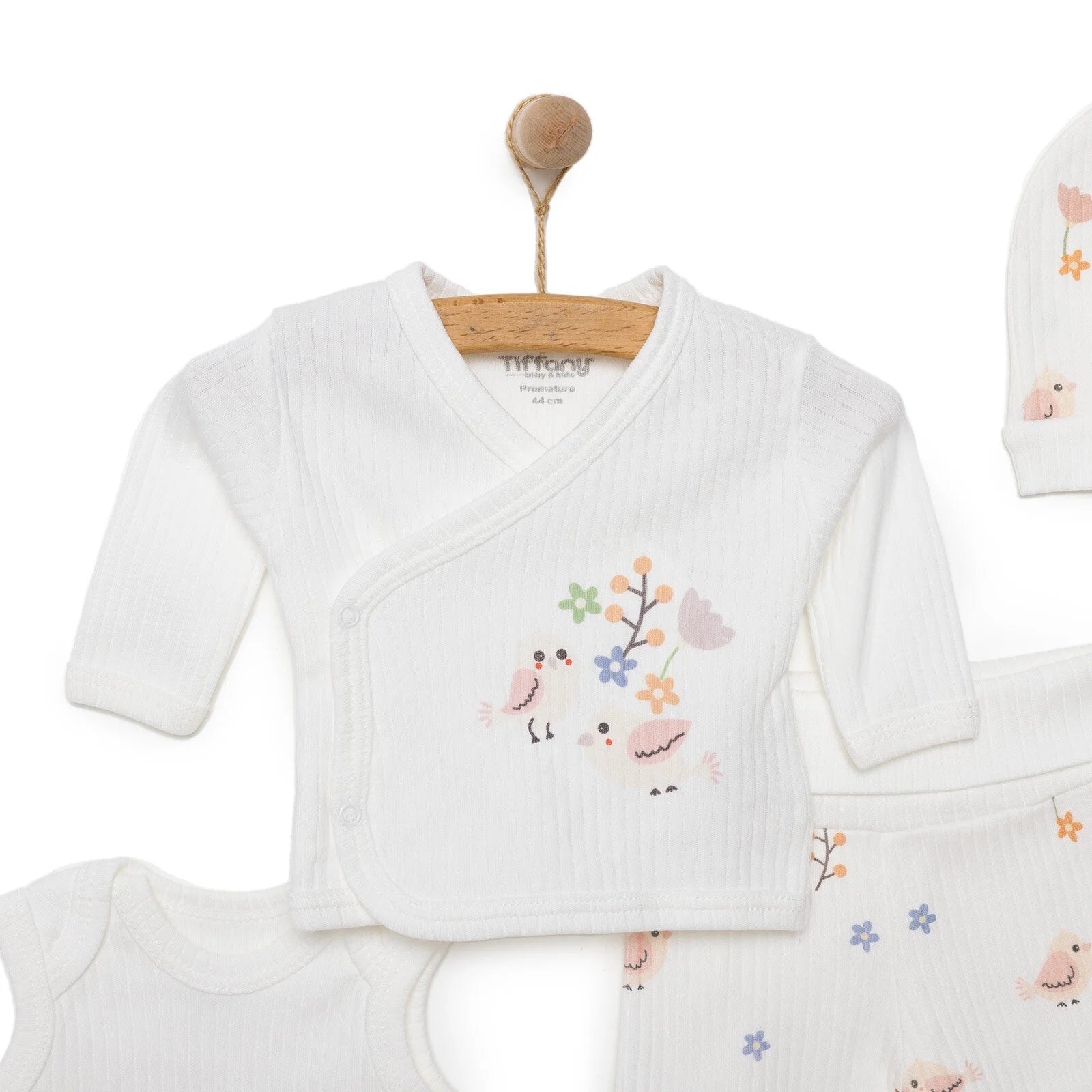 Tiffany Newborn Girl Premature Baby Set - Ecru - ebebek - Black Friday