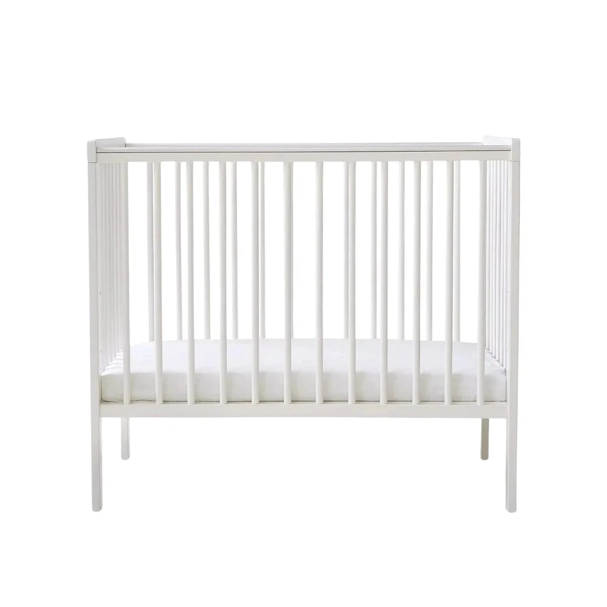 East Coast Space Saver Cot with Mattress Bundle - White White - ebebek