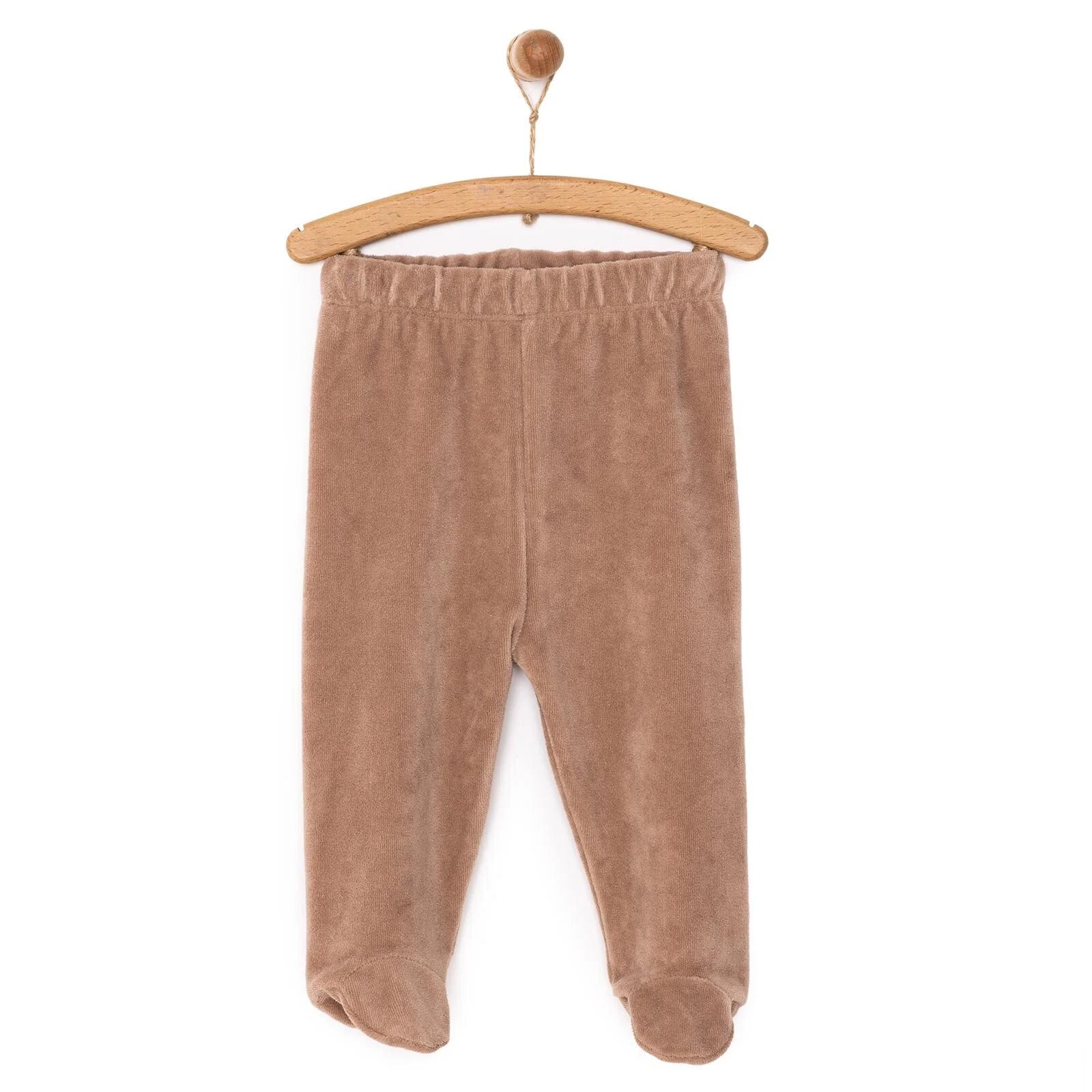 HelloBaby Boy Velvet Footed Bottom - Light Brown - ebebek - Black Friday