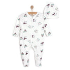 HelloBaby Footed Jumpsuit with Hat - Ecru - ebebek - Black Friday