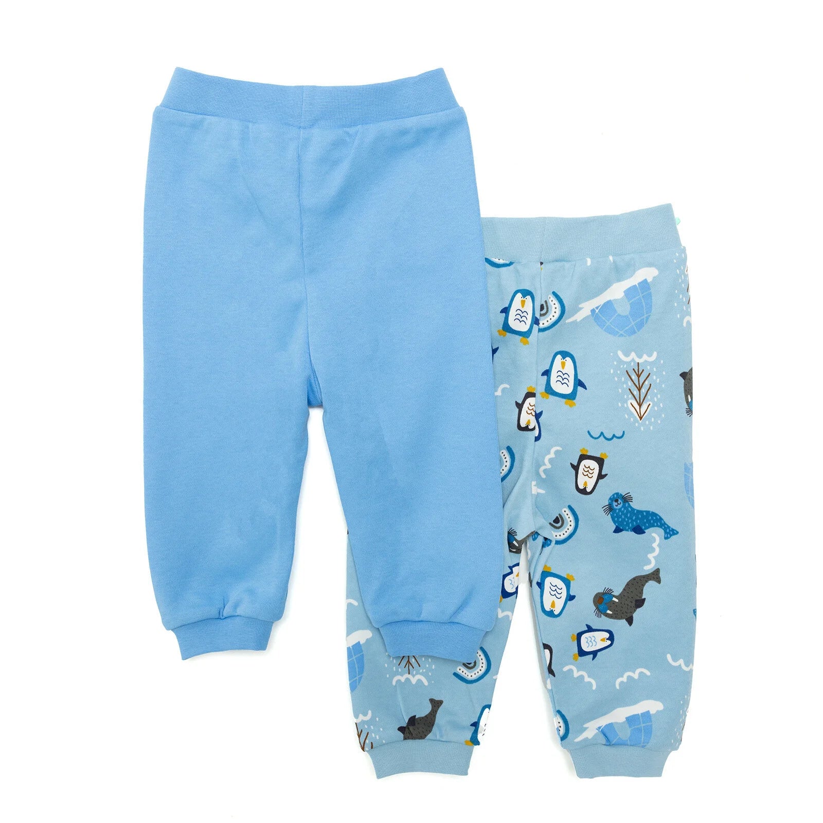 HelloBaby Bab Boy 2 Pcs Leggings - Light Blue - ebebek - Black Friday