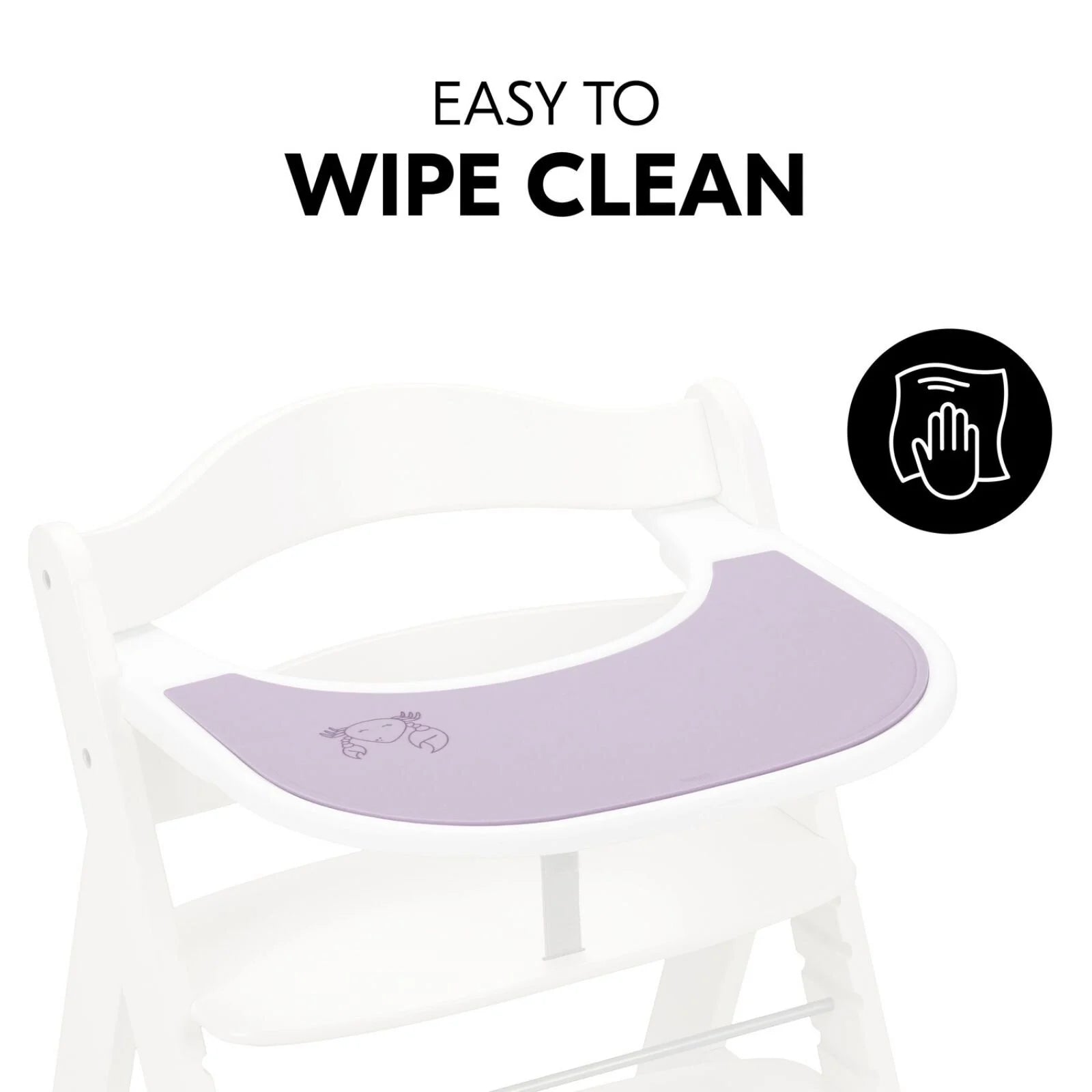 Hauck Highchair Tray Mat - Lavender - Hauck - ebebek