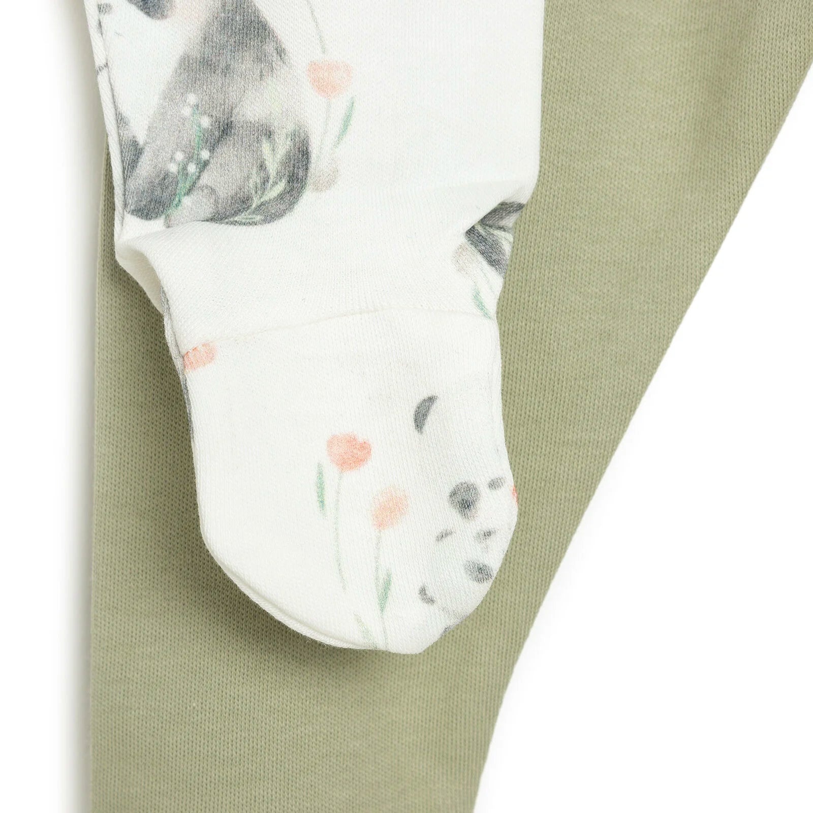 Tiffany 2 Piece Footed Bottom - Green - ebebek - Black Friday