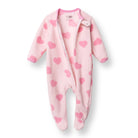 HelloBaby Newborn Polar Footed Jumpsuit - Pink Printed - ebebek - Black Friday