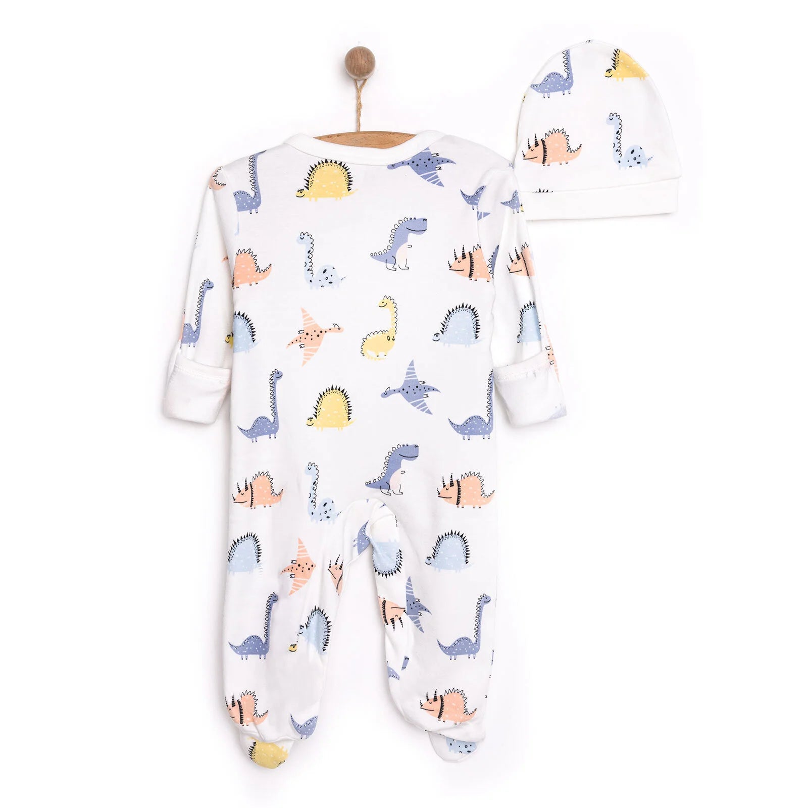 HelloBaby Boy Jumpsuit - Hat - Ecru - ebebek - Black Friday