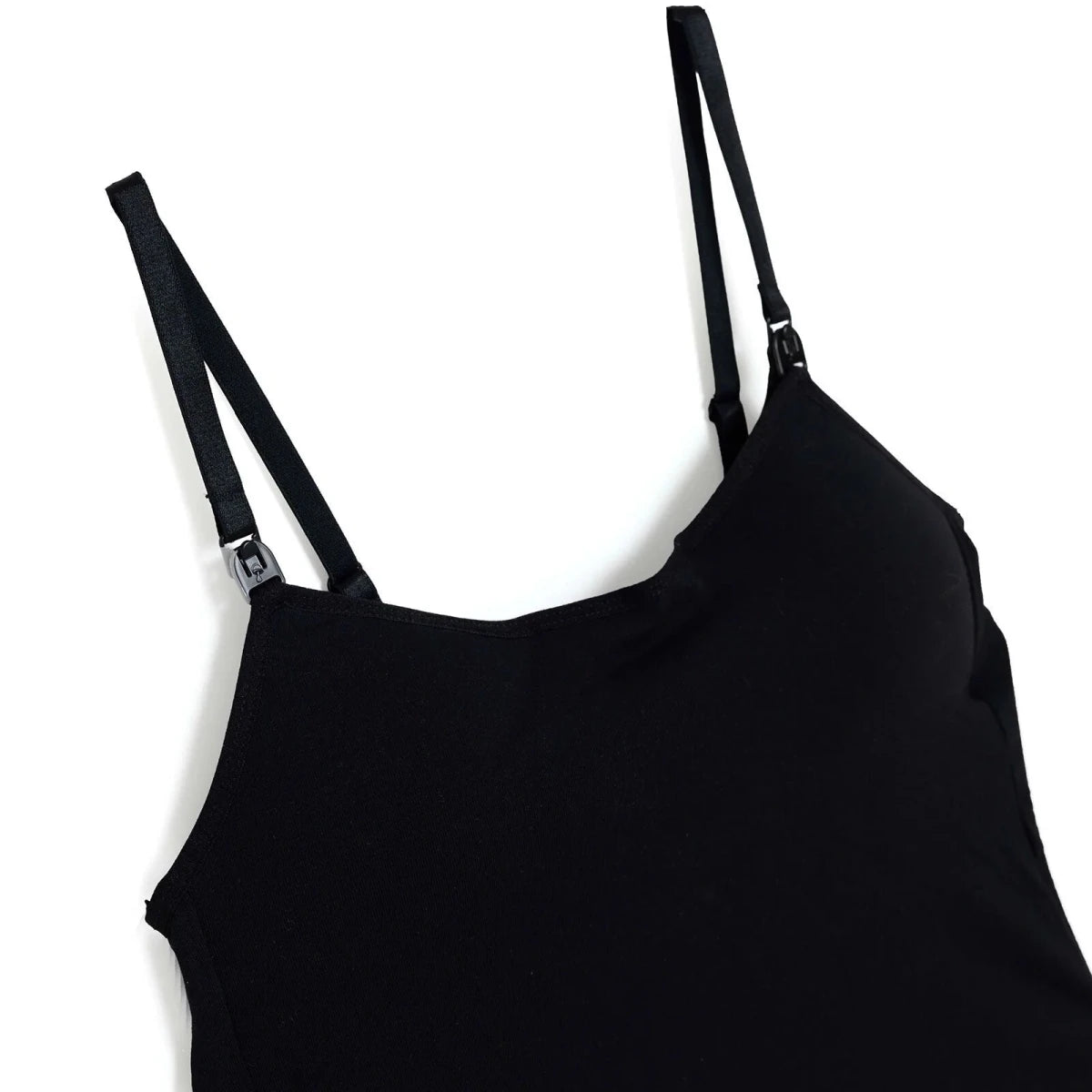Baby Mom Mother Nursing Vest Decorative Collar Sleeveless - Black Black - ebebek