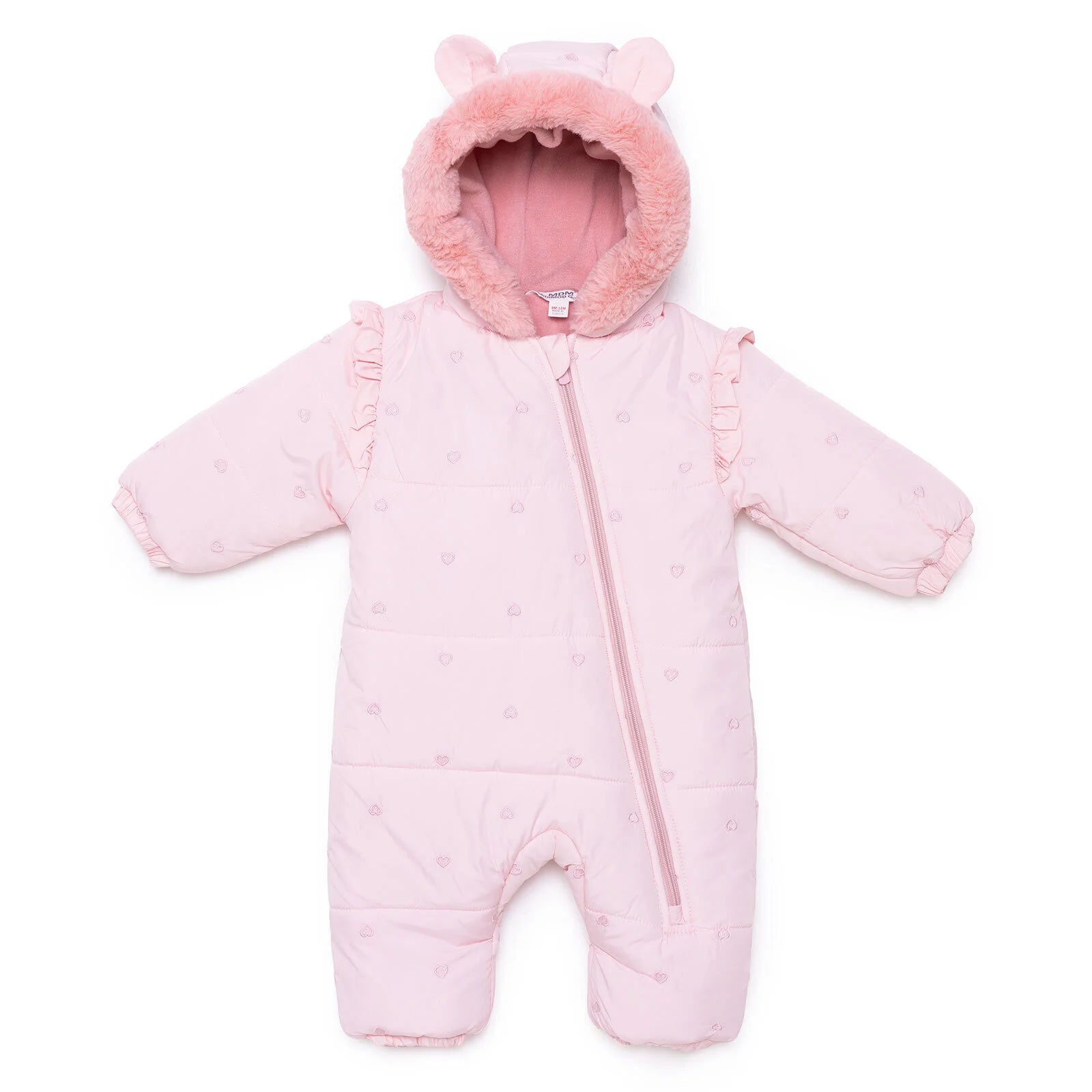 Midimod Girl Snowsuit - Light Pink - ebebek - Black Friday