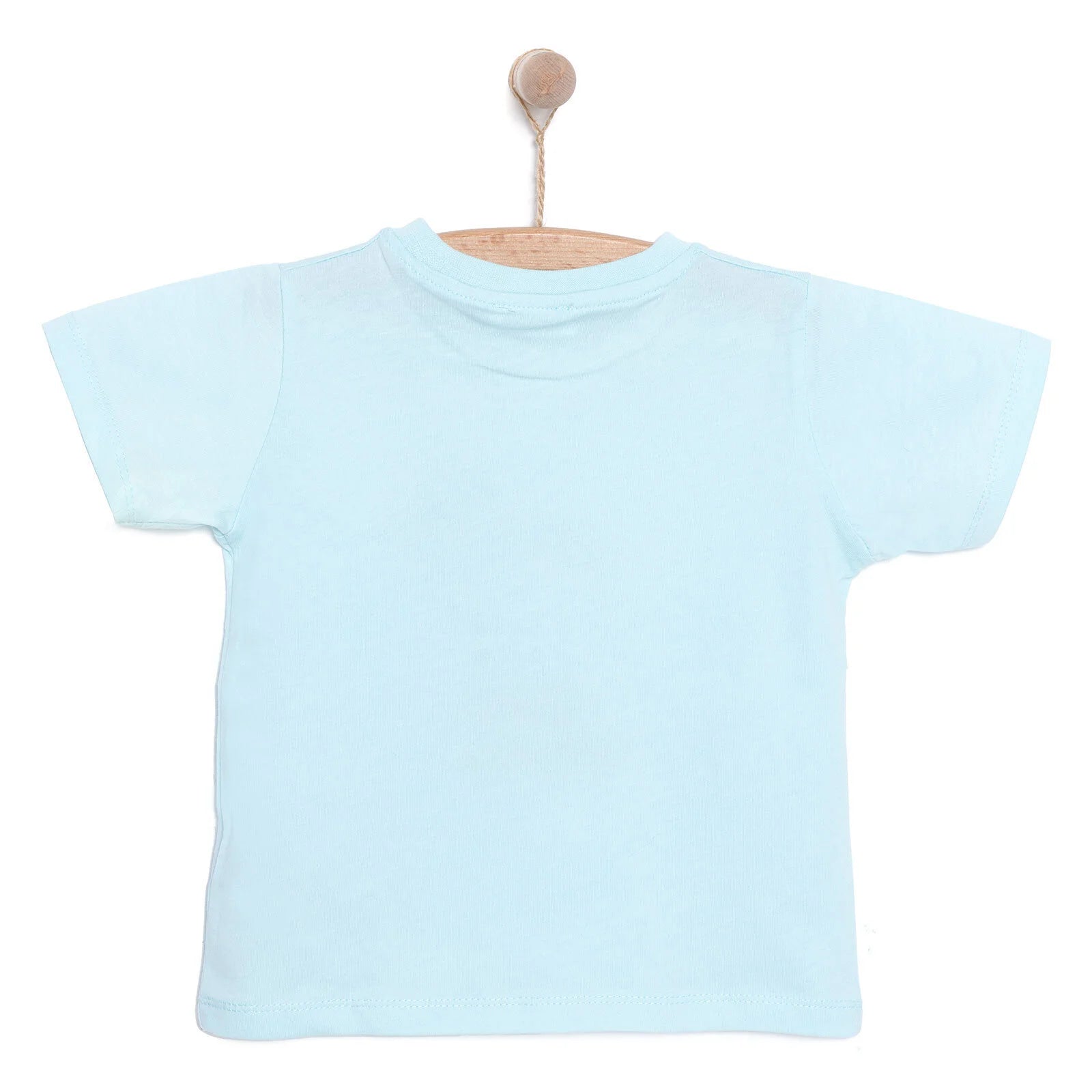 HelloBaby Basic Giraffe Printed Tshirt - Light Blue - ebebek - Black Friday