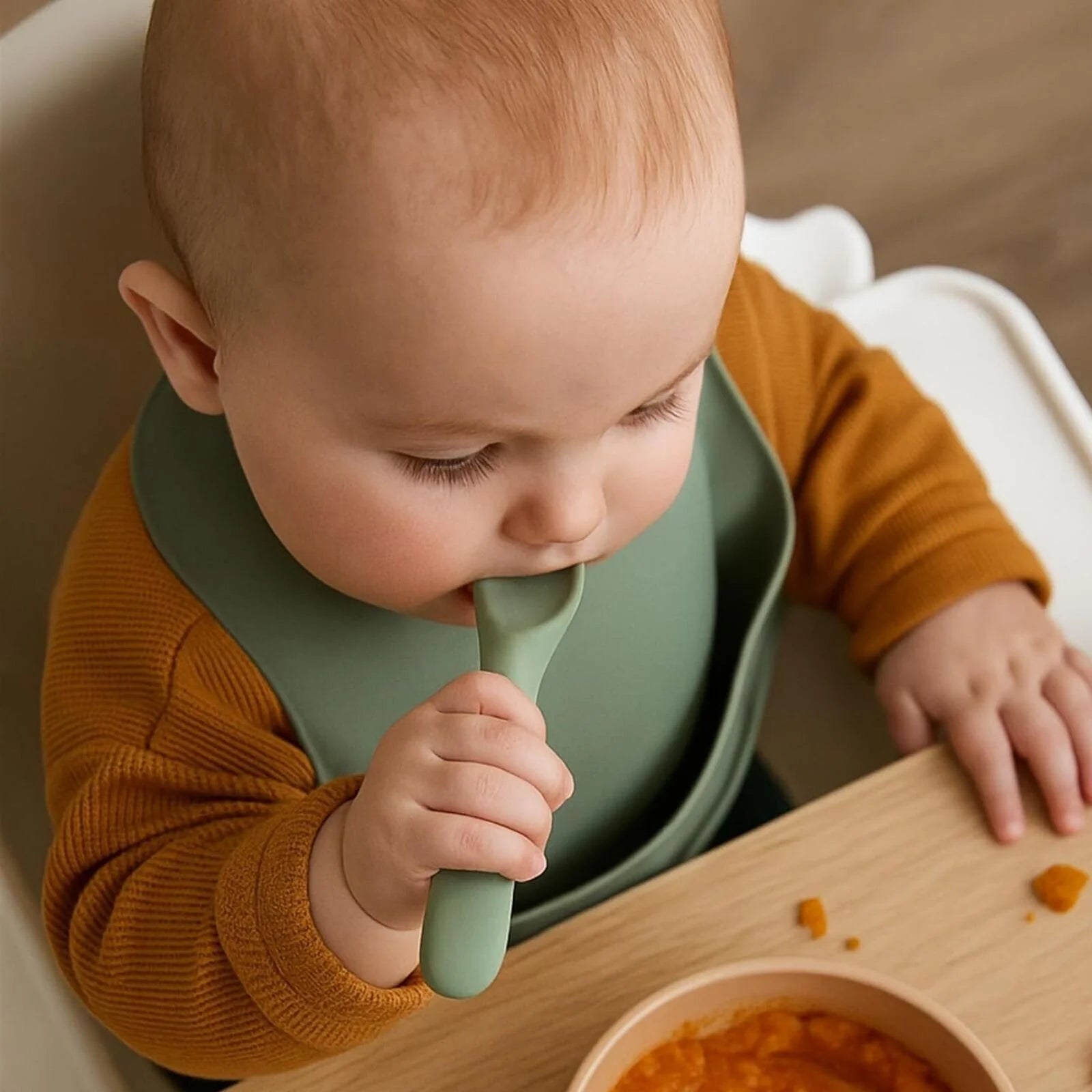 Vital Baby Nourish Mess Catcher - Natural Stone - ebebek - Black Friday