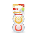 NUK Star Soother 18 - 36 months Pack of 2 - Red - ebebek