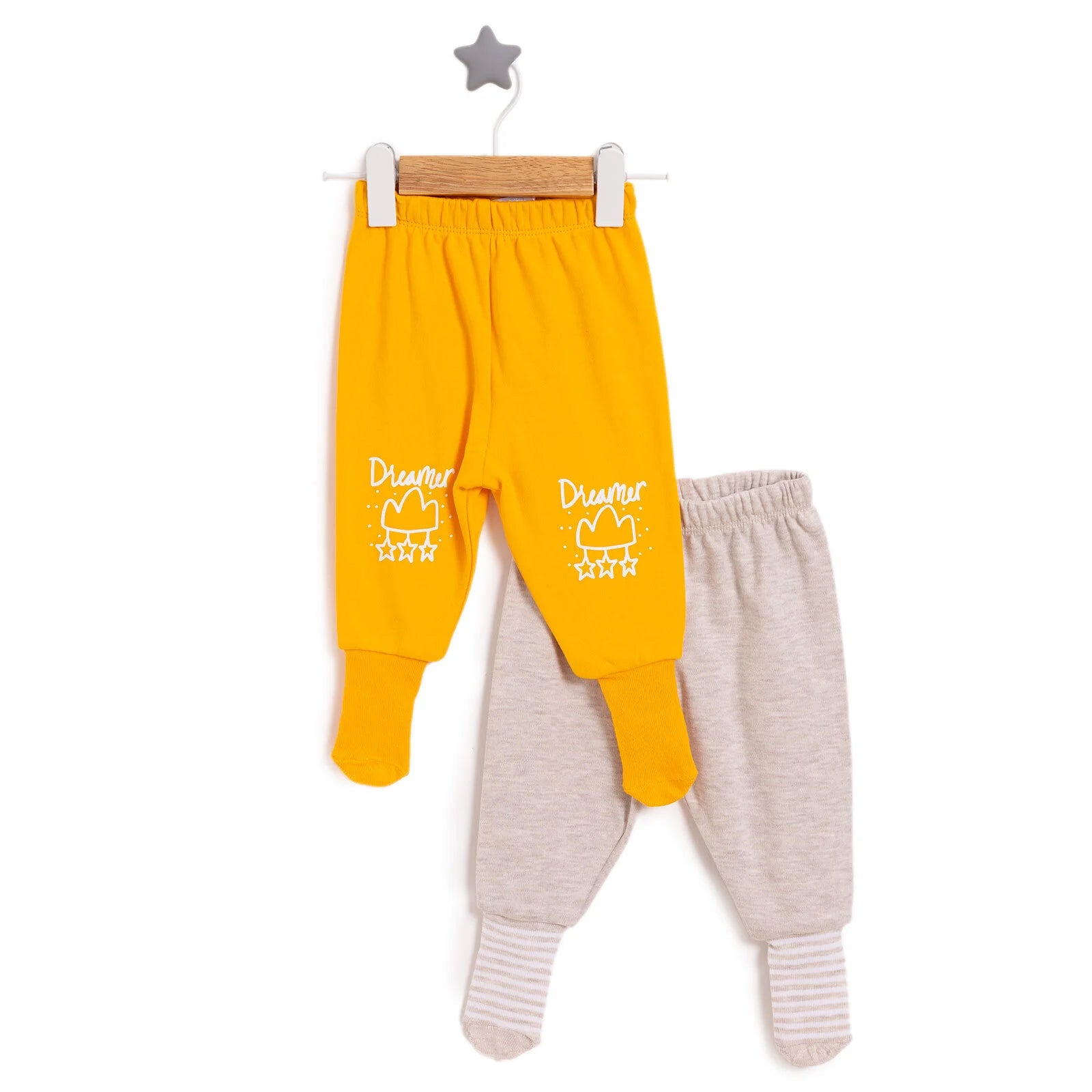 HelloBaby 2 - Pack Joggers with socks - Dark Yellow - ebebek - Black Friday