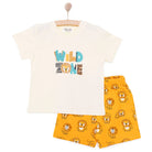 HelloBaby Basic Boy Lion Printed Tshirt - Light Yellow - ebebek - Black Friday