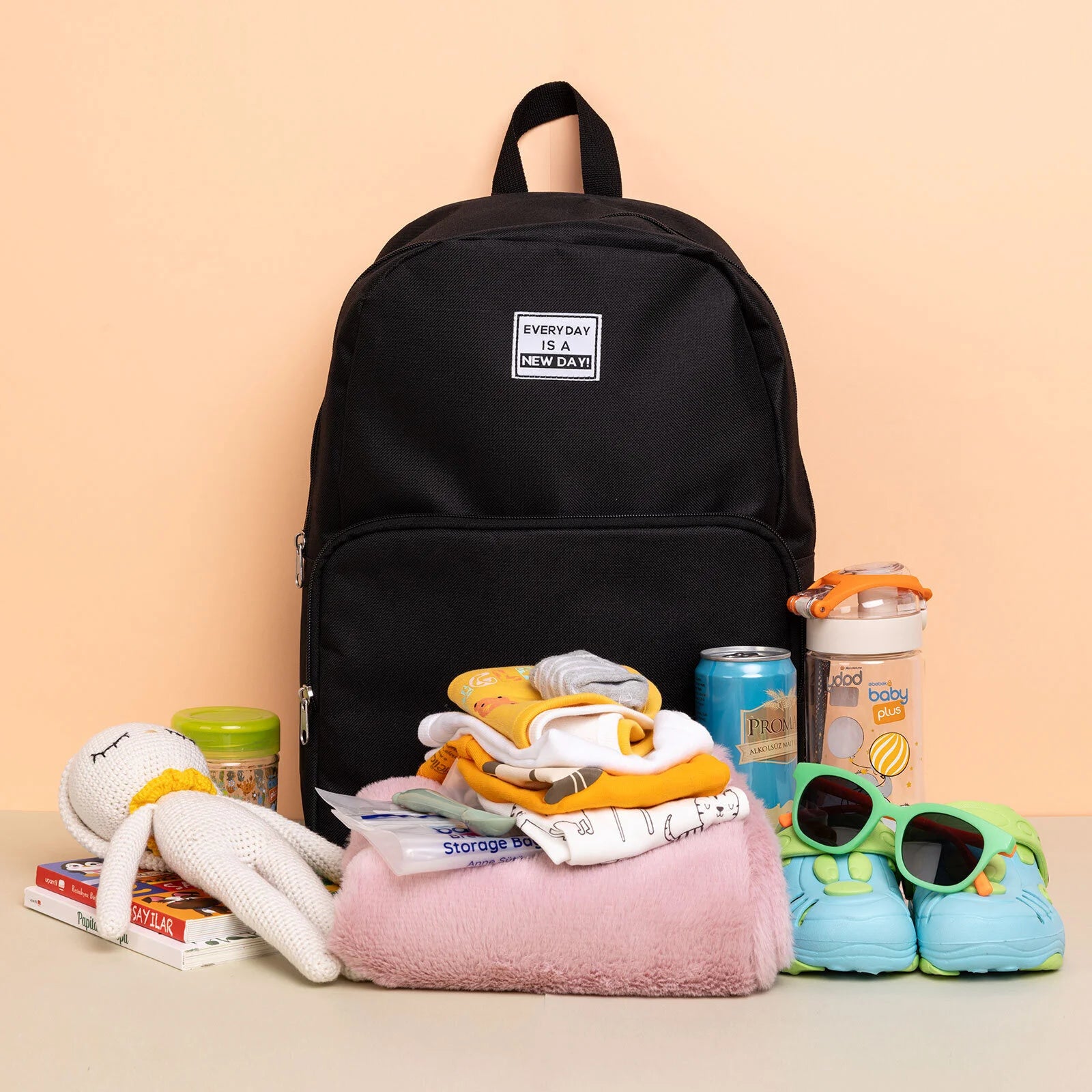 baby mom Everyday Baby Care Backpack - Black - ebebek - Black Friday