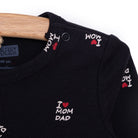 HelloBaby Unisex Long Sleeve Bodysuit - Black - ebebek - Black Friday