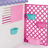 Dolu Deluxe Garden Playhouse with Fence – Pink - ebebek