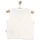 Bebetto Chıck Chıck Unisex Vest - Ecru - ebebek - Black Friday