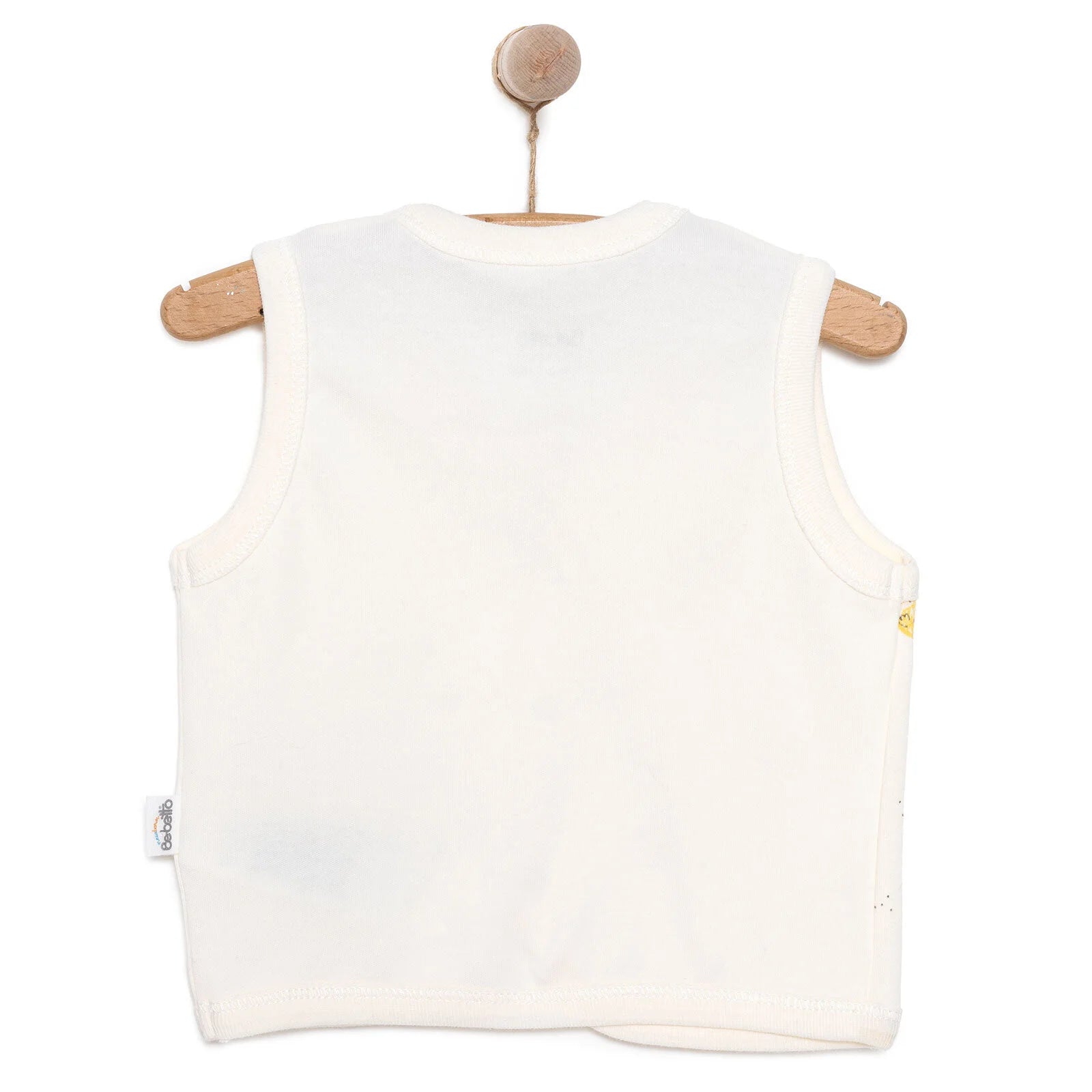 Bebetto Chıck Chıck Unisex Vest - Ecru - ebebek - Black Friday