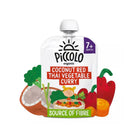 Piccolo Organic Coconut Red Thai Vegetable Curry 7+ months 130g - ebebek - Black Friday