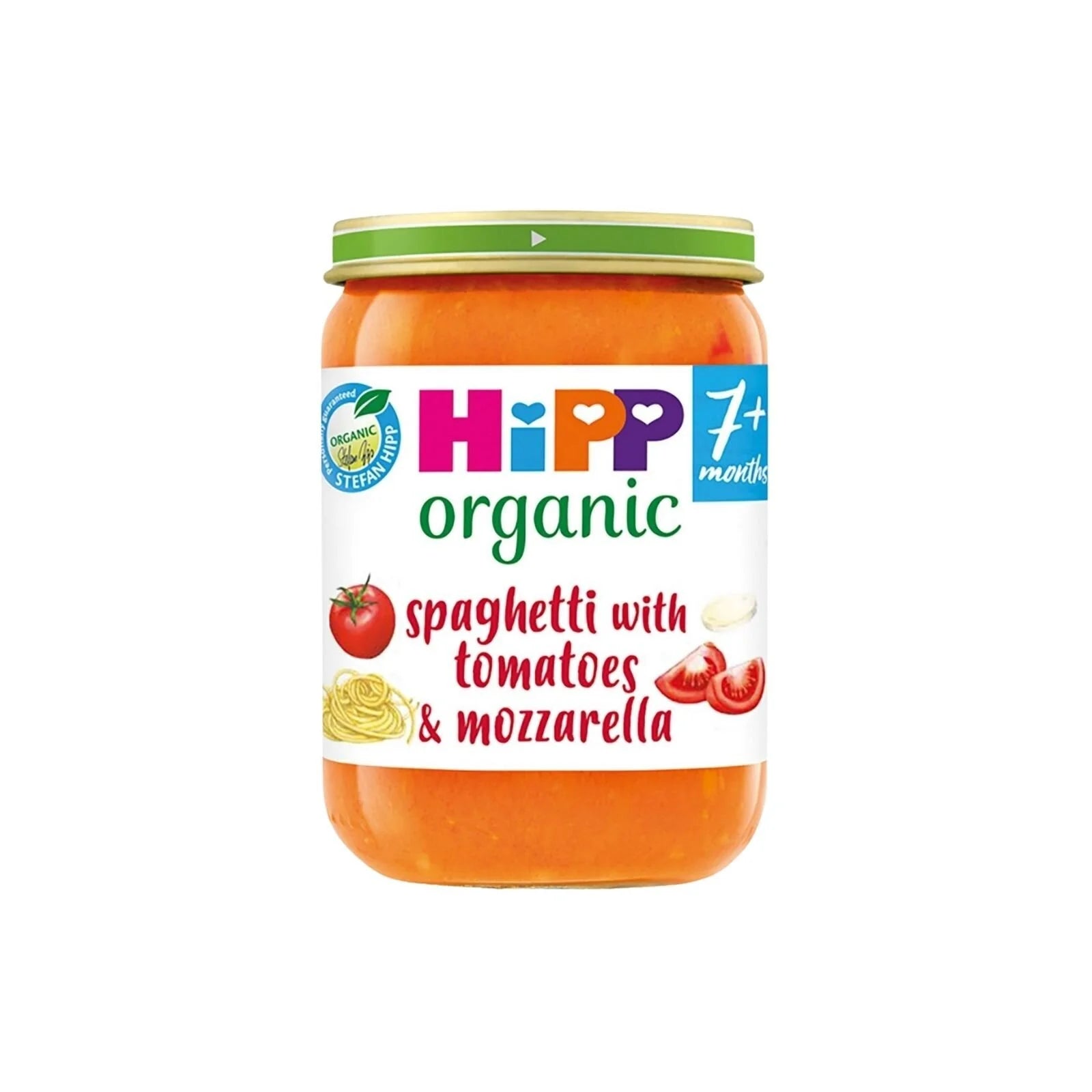 HiPP Organic Spaghetti with Tomatoes & Mozzarella Baby Food Jar 7+ months 190g - ebebek - Black Friday
