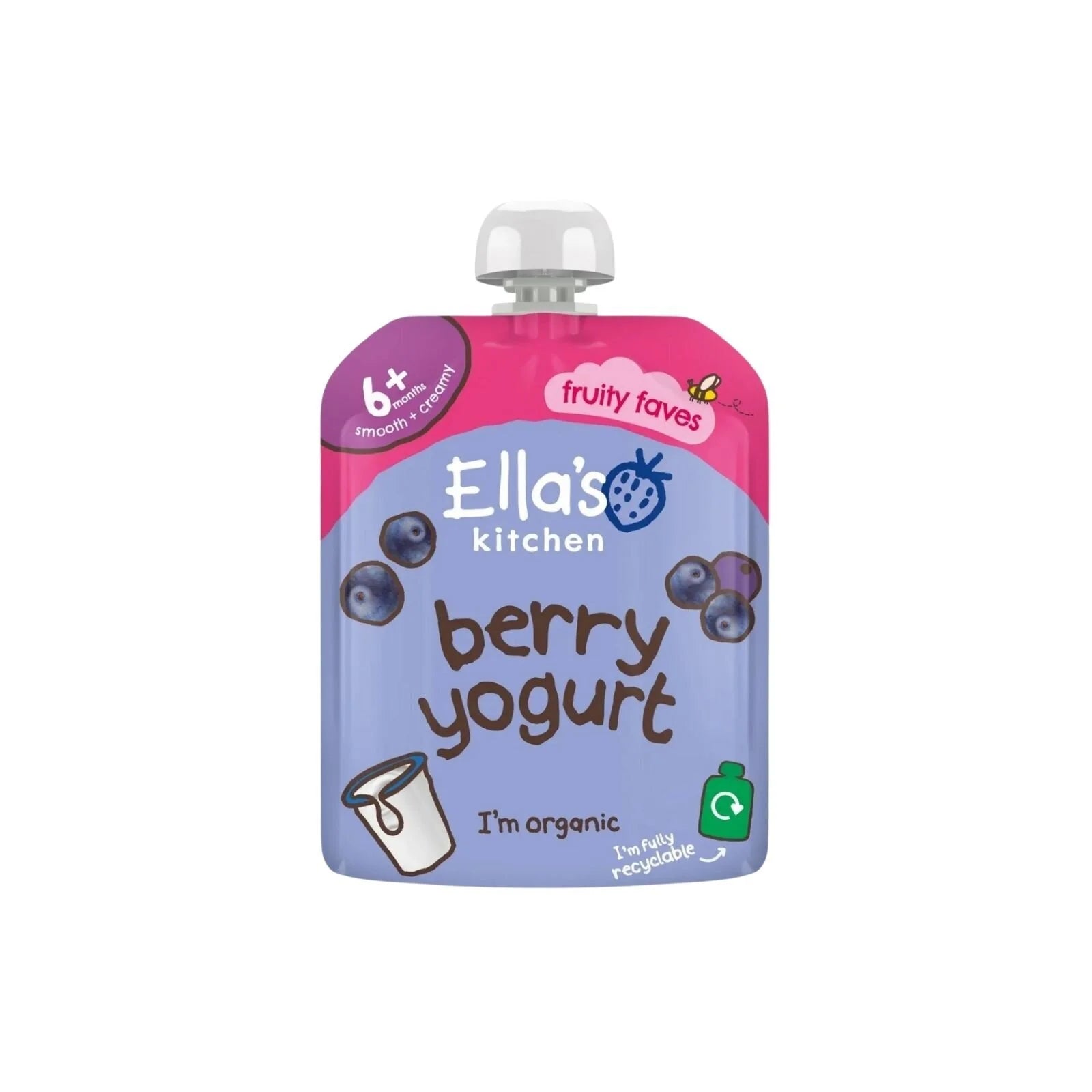 Ella's Kitchen Organic Berry Greek Style Yoghurt Baby Food Pouch 6+ months 90g - ebebek - Black Friday