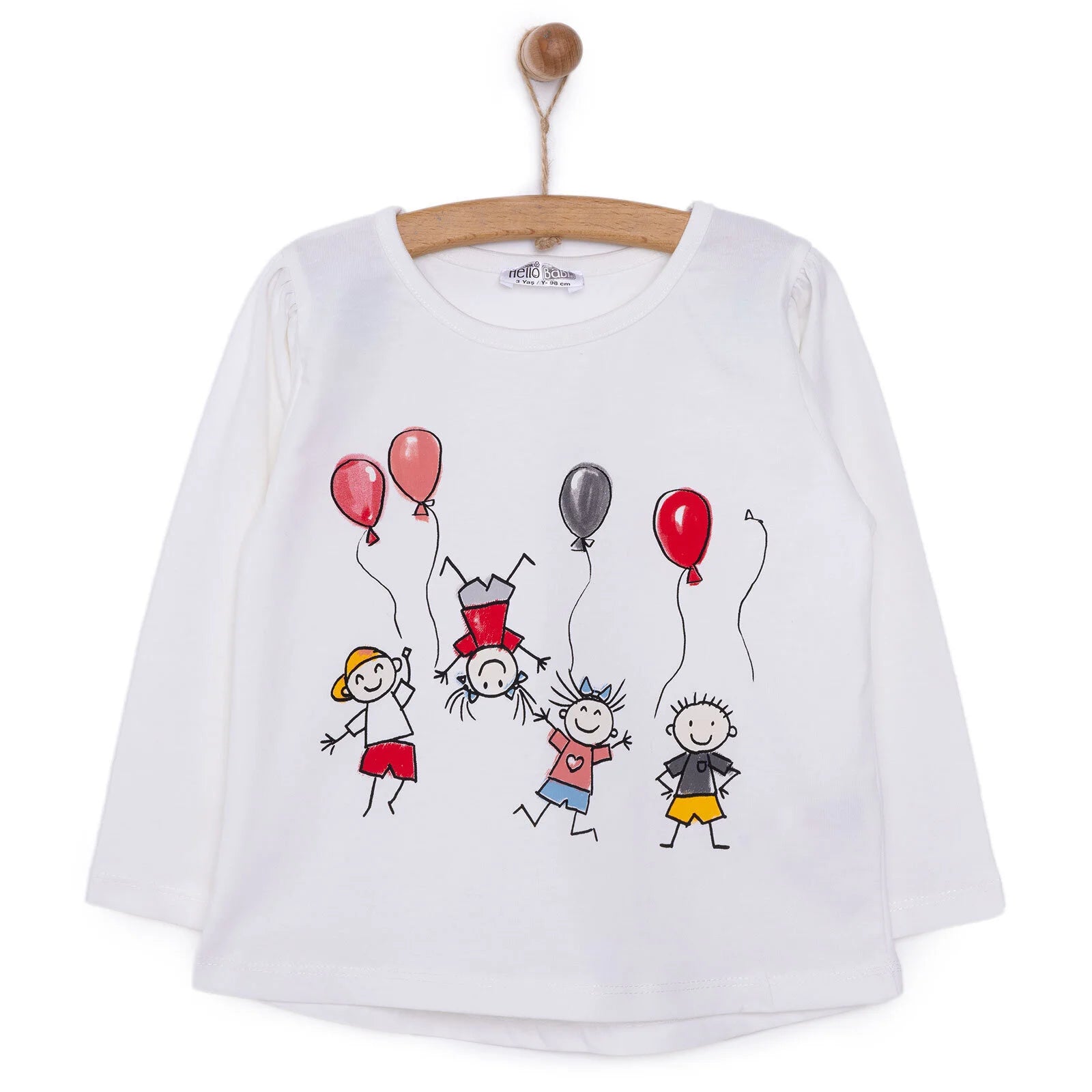 HelloBaby Celebration Girl Blouse - Ecru - ebebek - Black Friday