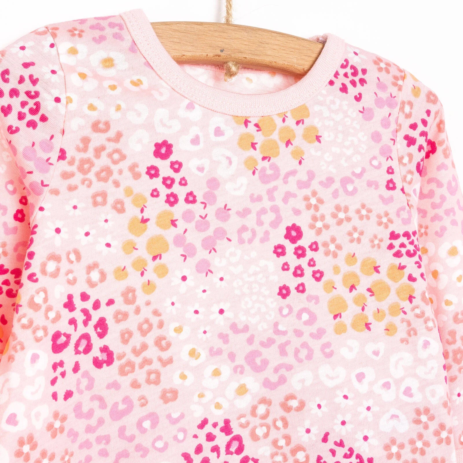 HelloBaby Baby Girl Long Sleeve Pyjamas Set - Dark Pink - ebebek - Black Friday