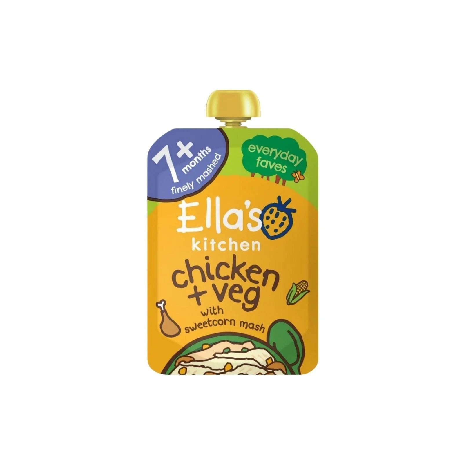 Ella's Kitchen Organic Chicken & Veg Baby Food Pouch 7+ months 130g - ebebek - Black Friday