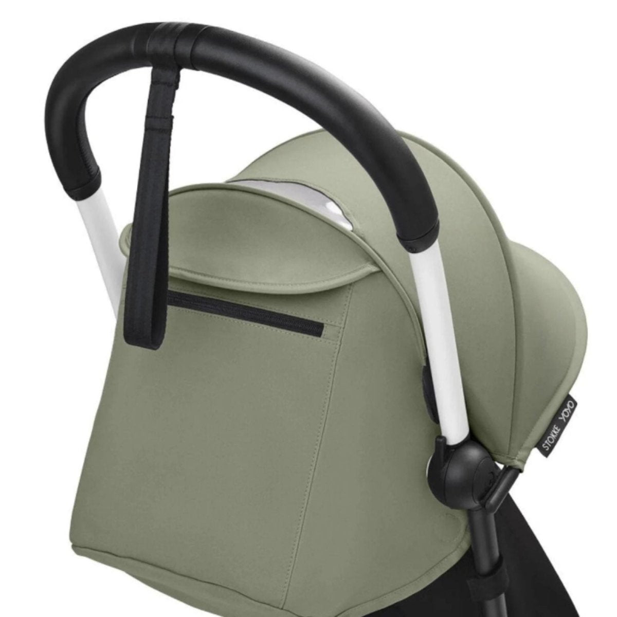 Stokke YOYO3 Stroller for Twins 6+ months - Olive Color Pack & White Frame - ebebek