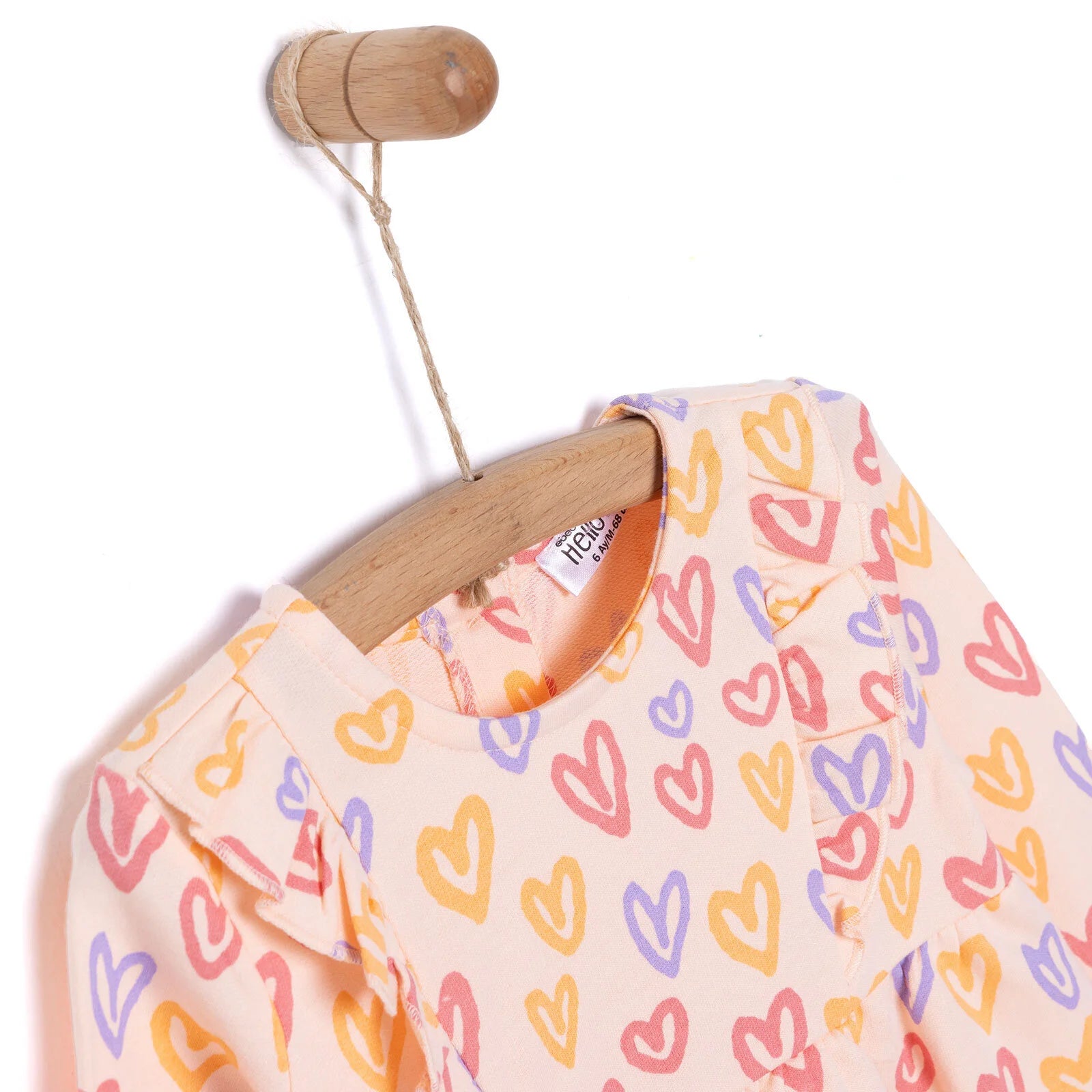 HelloBaby Basic Baby Girl Dress - Salmon - ebebek - Black Friday