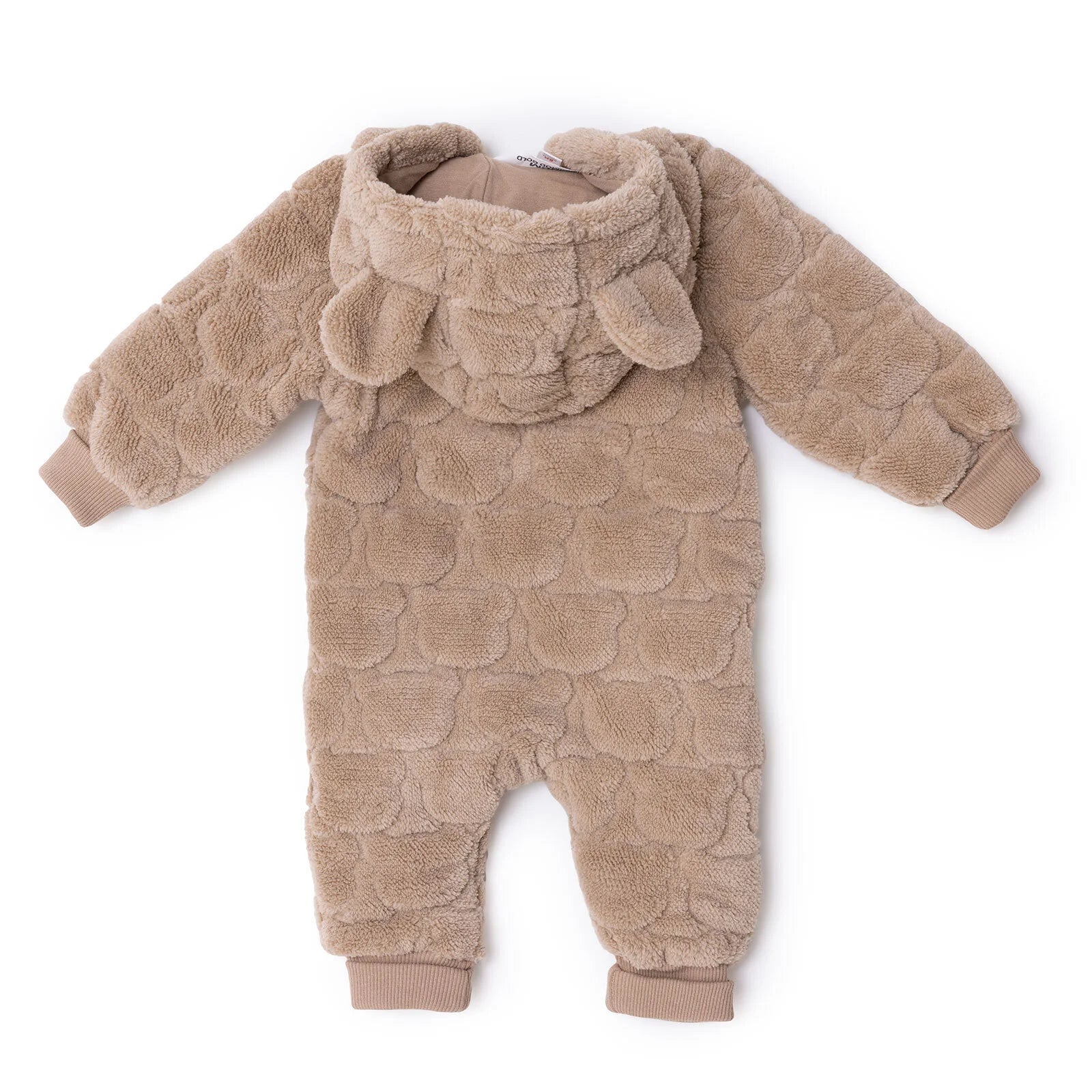 Midimod Newborn Welsoft Footless Jumpsuit - Beige - ebebek - Black Friday