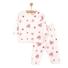 HelloBaby Baby Girl Long Sleeve Pyjamas Set - Light Pink - ebebek - Black Friday