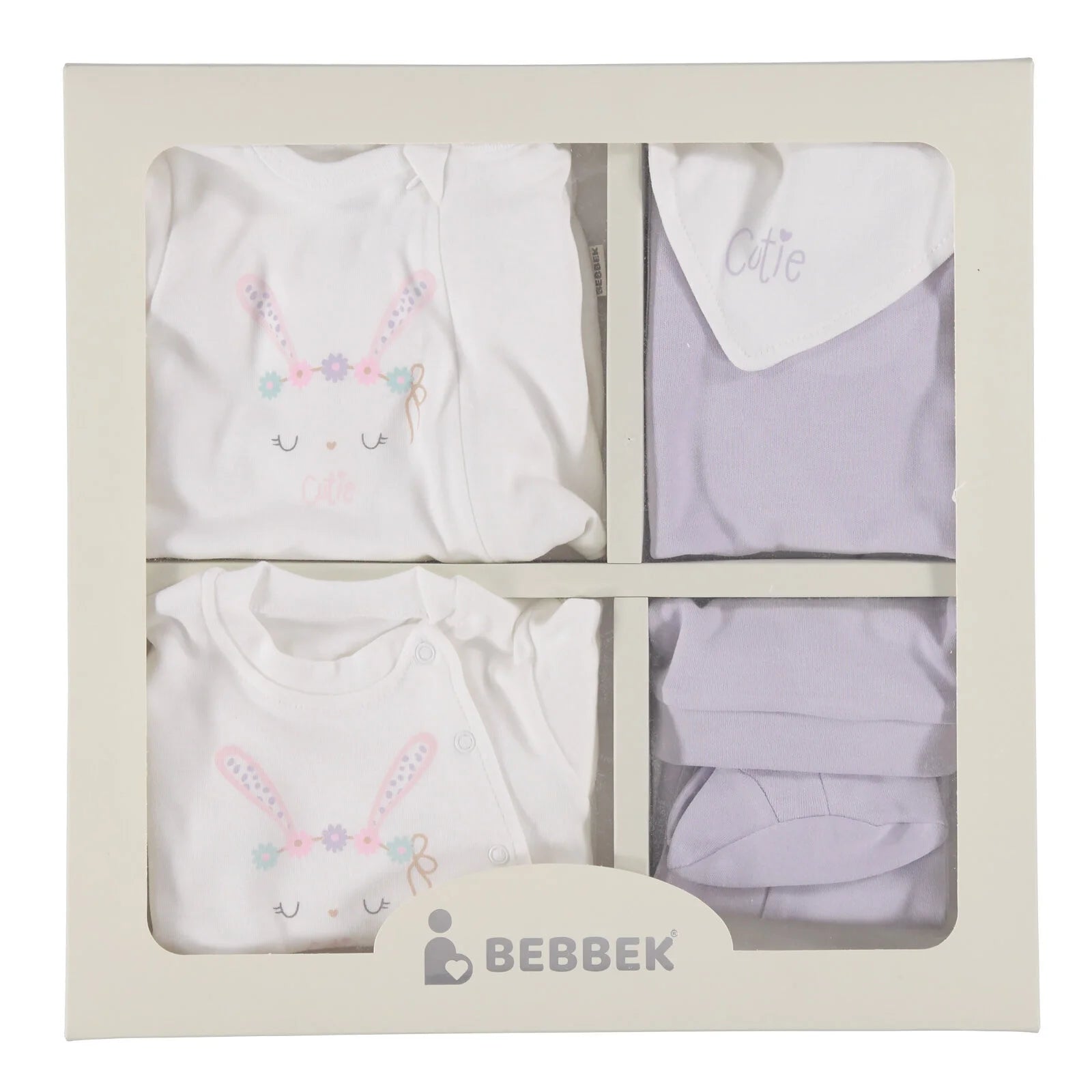 Bebbek Baby Girl 10 Pcs Newborn Starter Set - Purple - ebebek - Black Friday