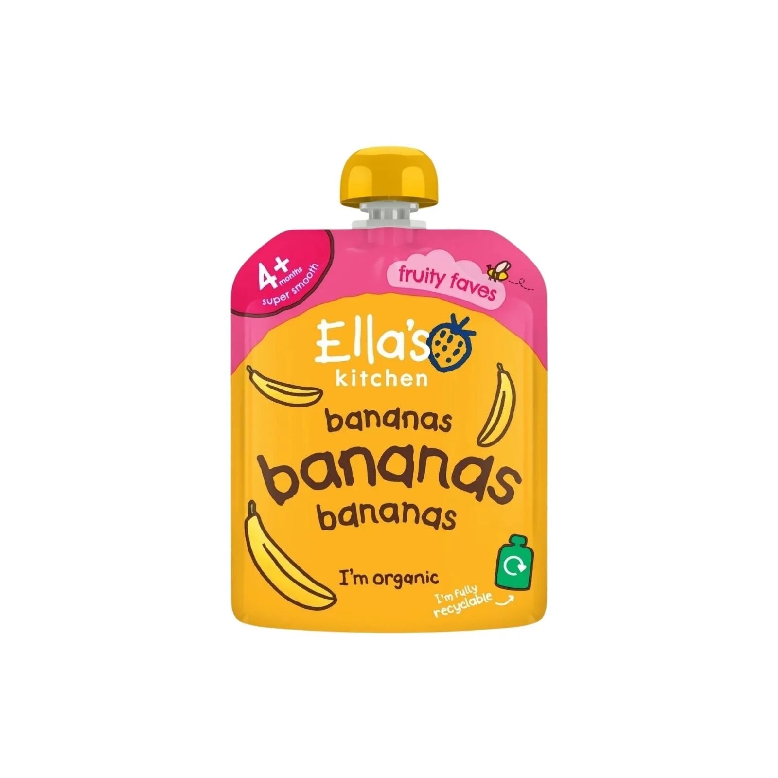 Ella's Kitchen Organic Bananas First Tates Baby Food Pouch 4+ months 70g - ebebek - Black Friday
