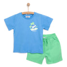 HelloBaby Baby Shark Boy Tshirt - Short - Light Blue - ebebek - Black Friday