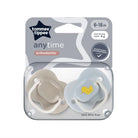 Tommee Tippee Anytime Soother 6 - 18 months Pack of 2 Assorted - ebebek - Black Friday
