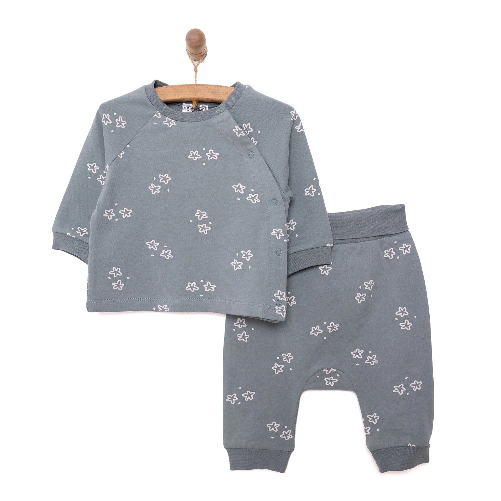 HelloBaby Newborn Body - Footed Bottom - Dark Green - ebebek - Black Friday