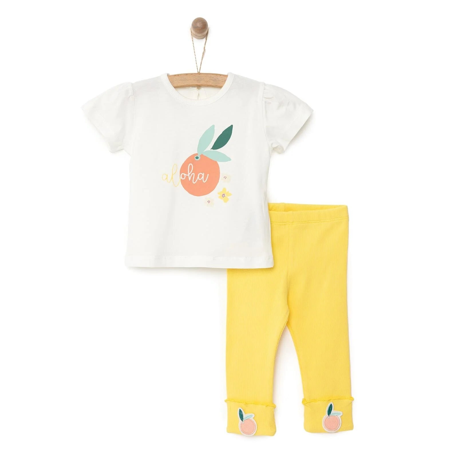 Bebetto Newborn Baby Girl Aloha Hooded Cardigan - Sweatshirt - Bottom - Light Blue - ebebek - Black Friday