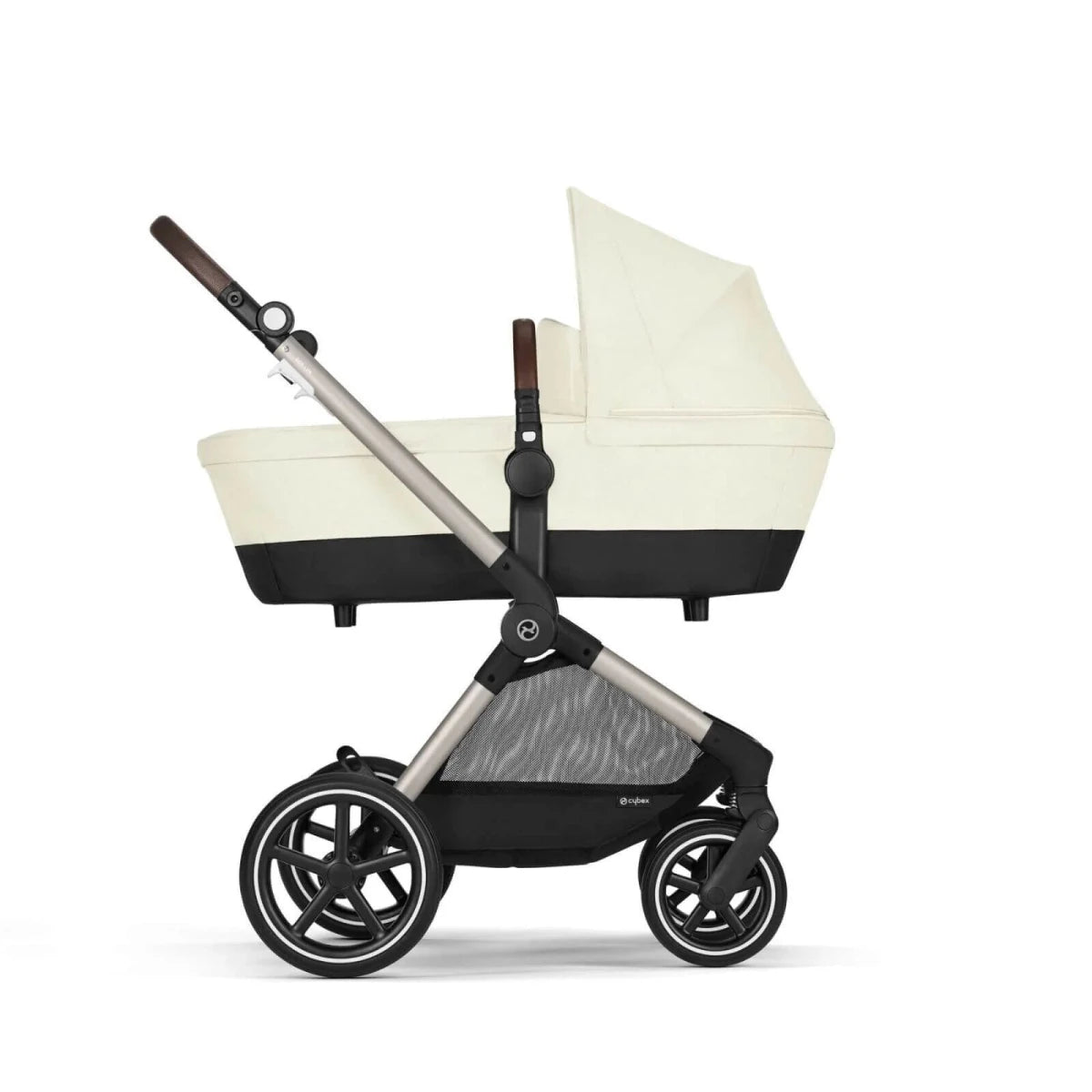 Cybex Eos Lux Silver 2 - in - 1 Pushchair - Seashell Beige Seashell Beige - ebebek