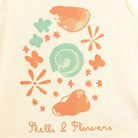 HelloBaby Basic Sea Shell Patterned T-shirt - Short - Ecru - ebebek - Black Friday