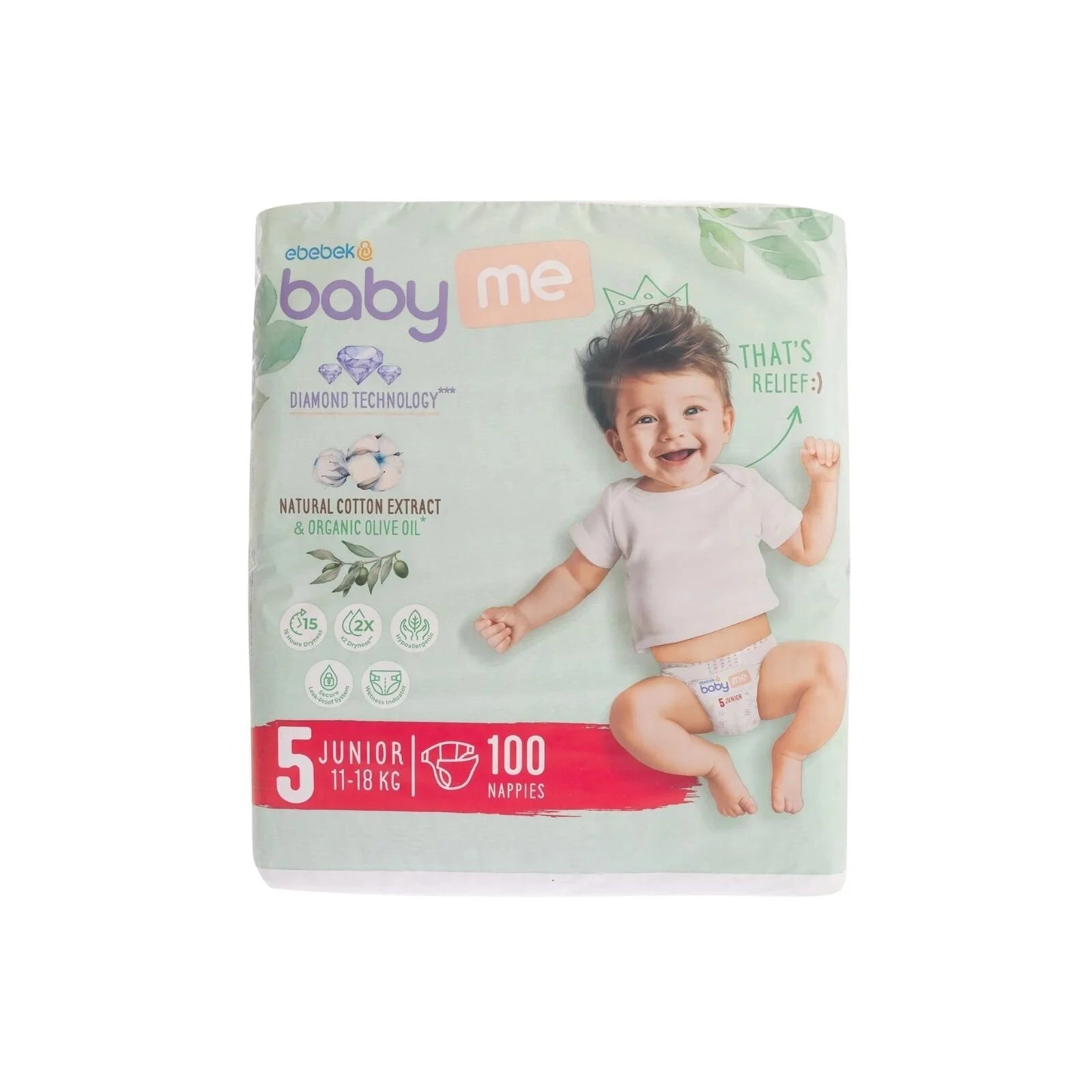 baby me Junior Size 5 - 100 nappies - ebebek - Black Friday
