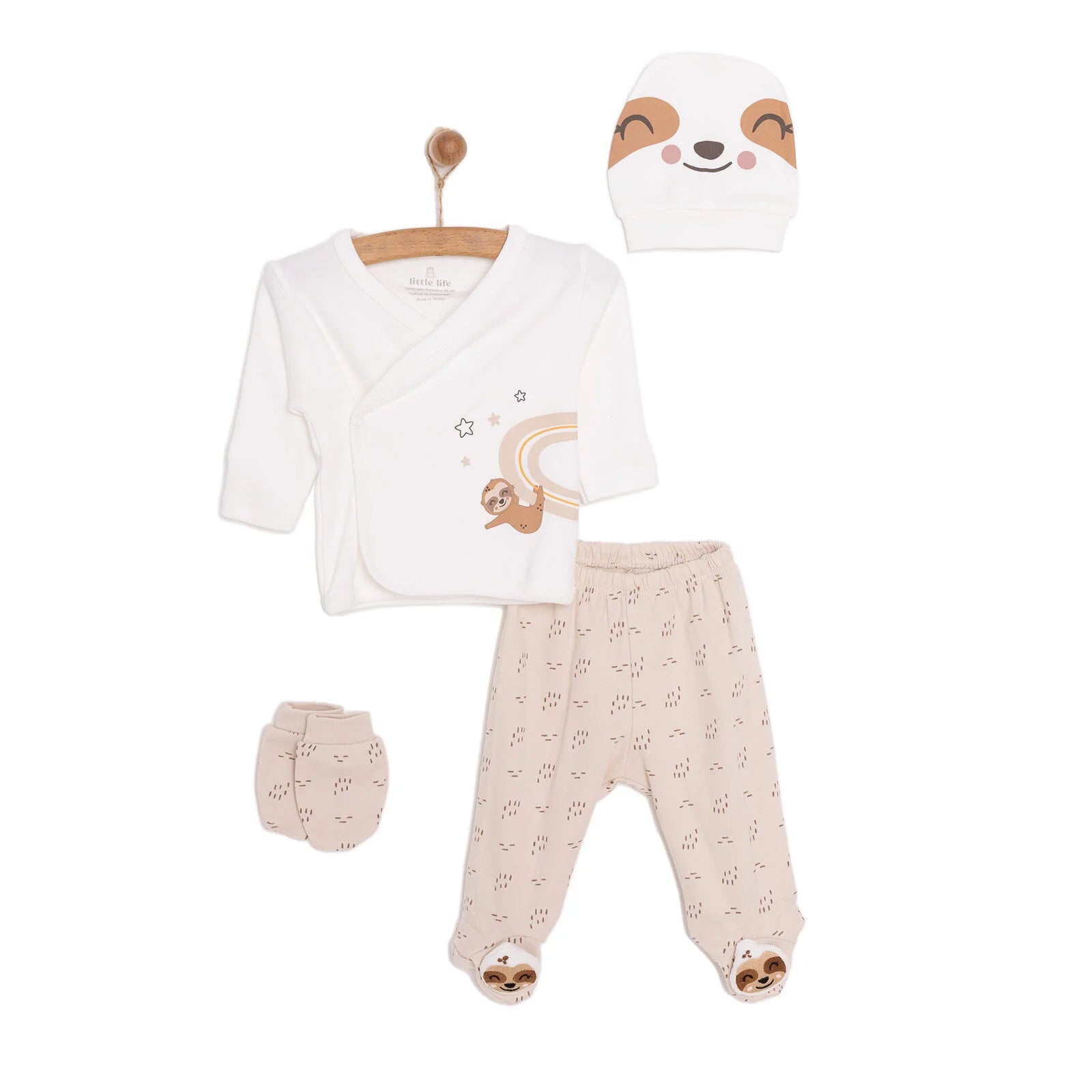 Little Life Baby Boy Newborn 5 Pcs Starter Set - Light Brown - ebebek - Black Friday