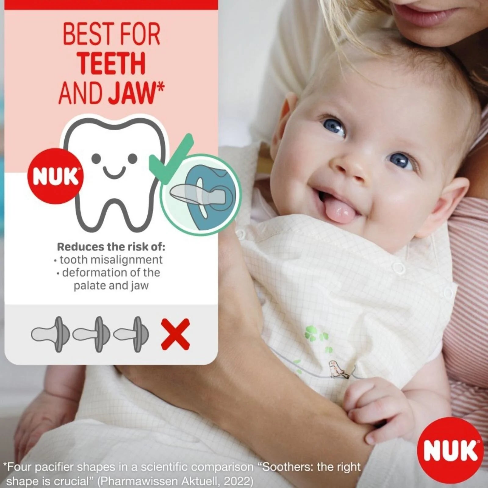 NUK Star Soother 0 - 6 months Pack of 2 - Pink - ebebek - Black Friday