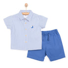 HelloBaby Little Sailor Boy Shirt - Shorts - Blue - ebebek - Black Friday