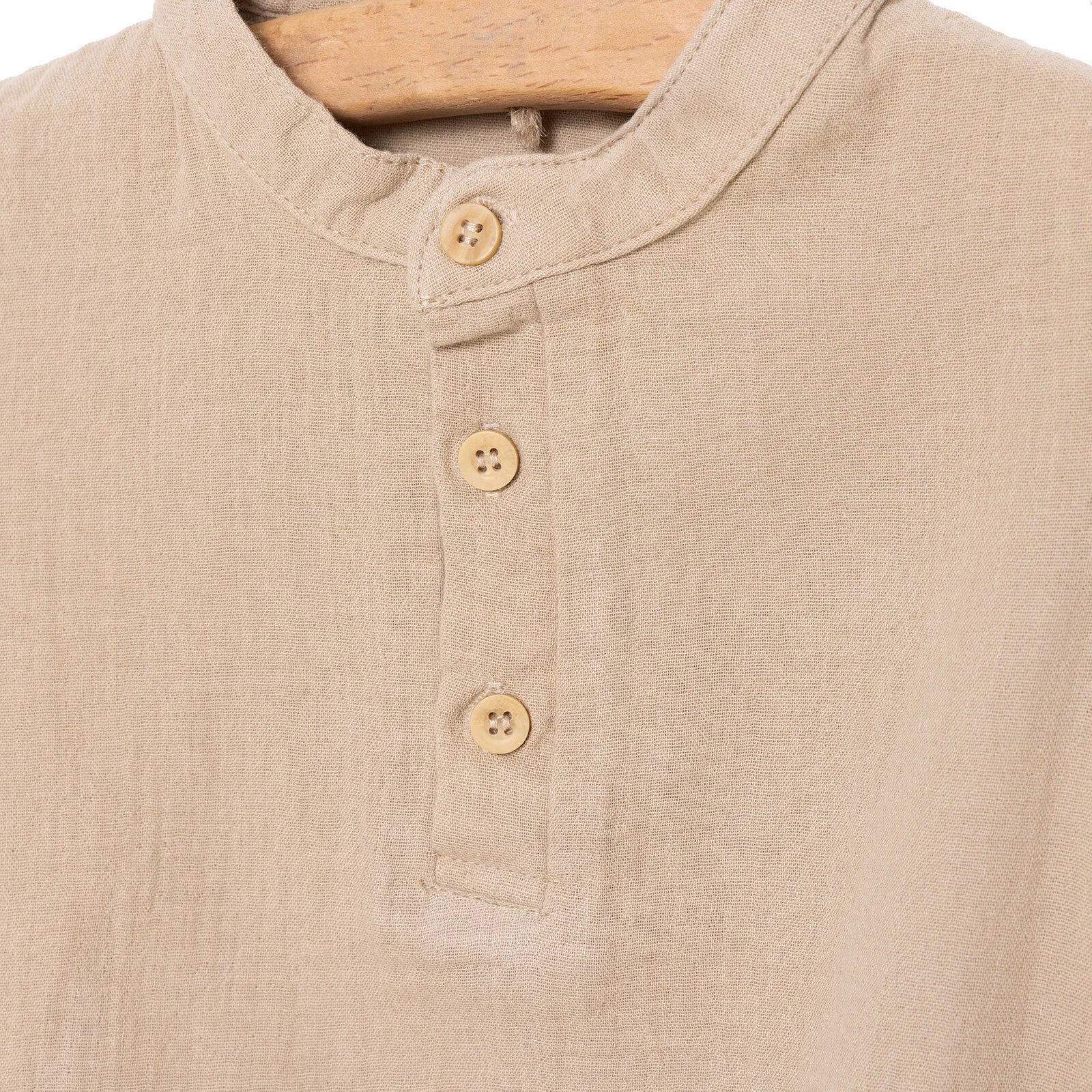 HelloBaby Boy Shirt Body - Beige - ebebek - Black Friday