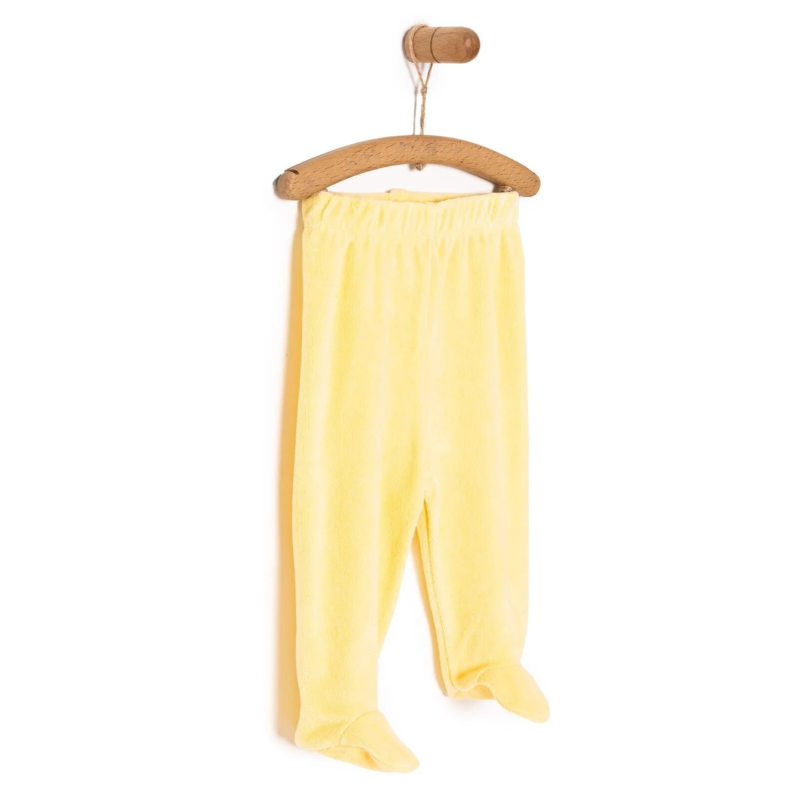 HelloBaby Girl Velvet Footed Bottom - Yellow - ebebek - Black Friday
