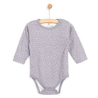 HelloBaby Girl Long Sleeve Bodysuit - Anthracite - ebebek - Black Friday