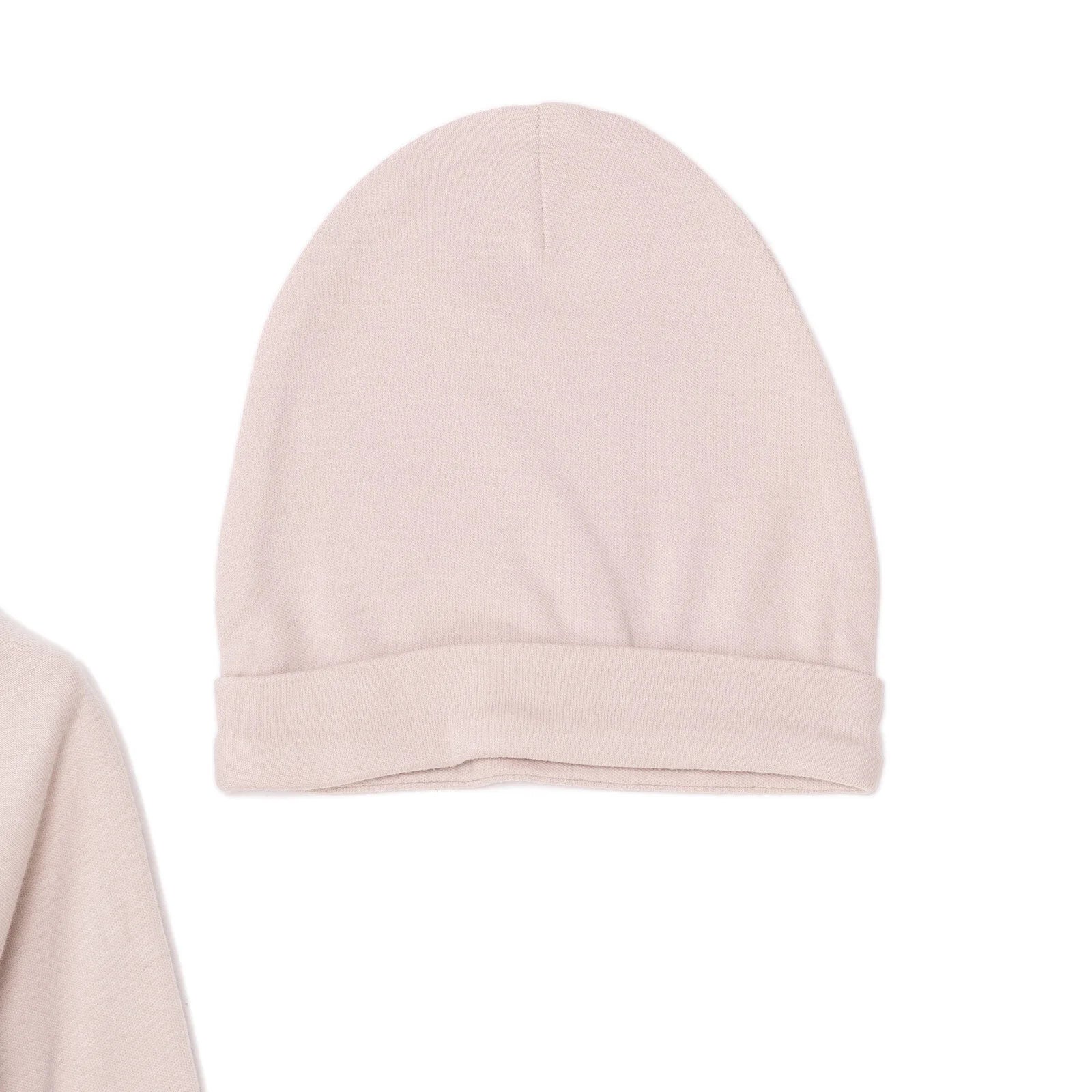 HelloBaby Newborn Organic Wrapover Top - Hat Footed Set - Mink - ebebek - Black Friday